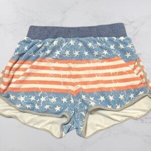 Hem & Thread Women's Size S American Flag Shorts